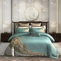 duvet cover bed sheet set 1000tc egyptian cotton luxury bedding set queen king