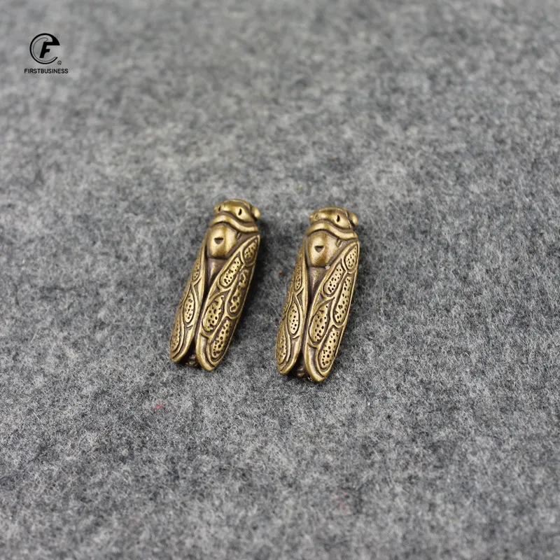 Статуэтка цикады из античной меди аксессуары для домашнего декора винтажная