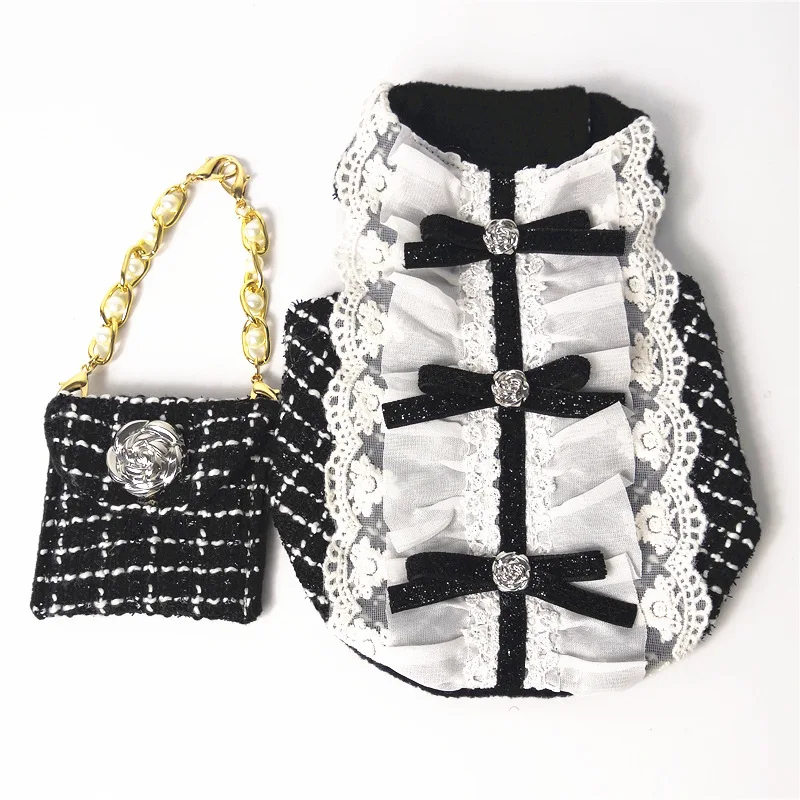 Роскошные модные женские Стиль Чихуахуа жилетка для собаки одежда собак