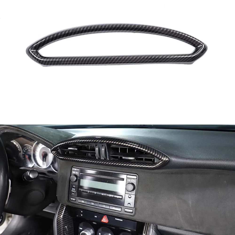 

For Toyota 86 For Subaru BRZ 2012-2020 Car Central Console Air Conditioner Vent Outlet Frame Ring Trim Car Styling