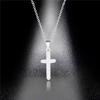 religious jewelry accessories titanium steel cross pendant necklace stainless steel pendant new product accessories wholesale