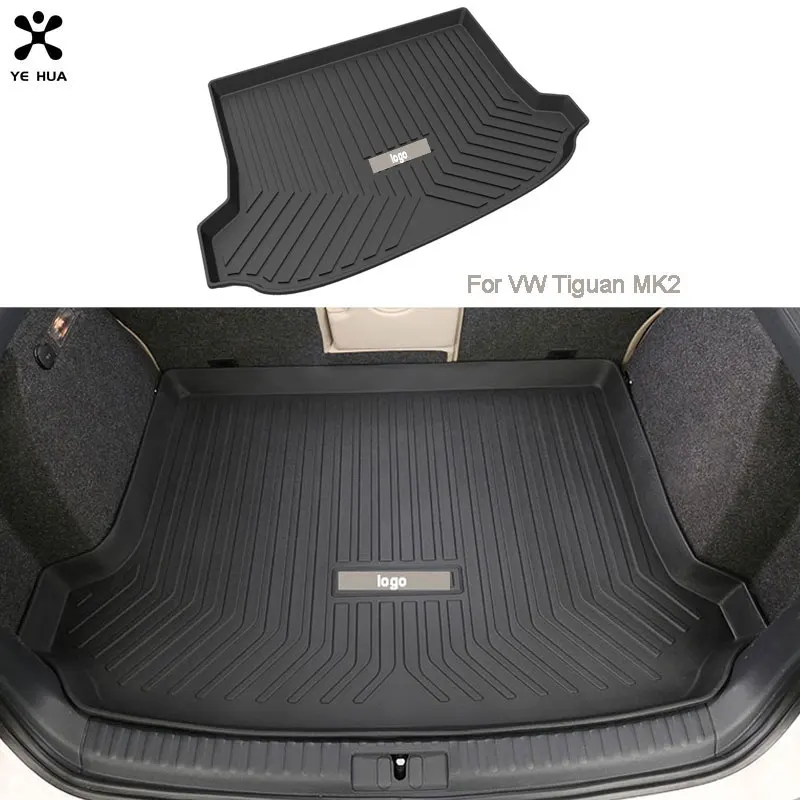 Специализированный автомобиль для VW Tiguan MK2 09 16 17 19 задний коврик багажника TPO