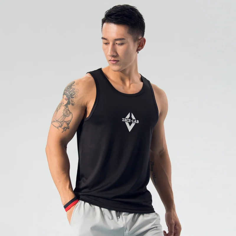 ZRCE летняя модная майка для тренажерного зала бодибилдинга мужская без рукавов