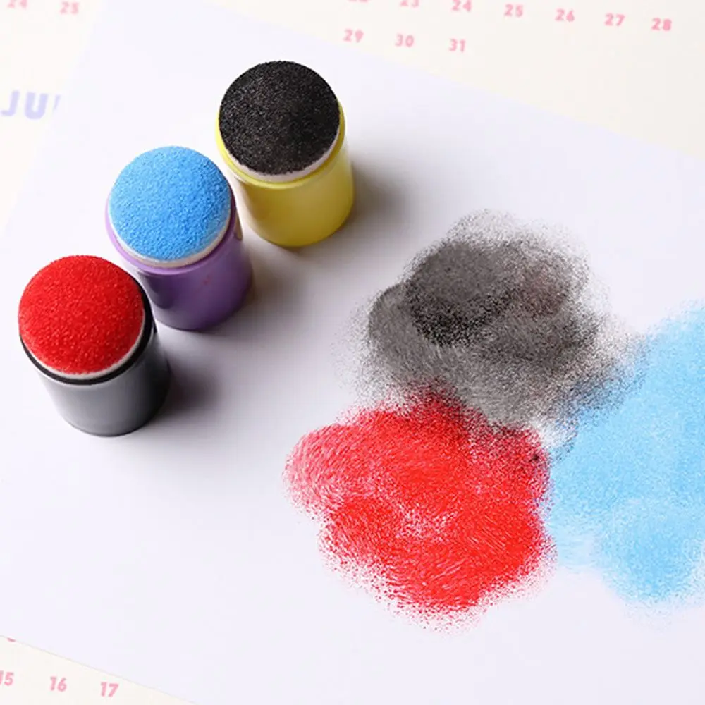 

Portable Chromatographic Journal Postcard Drawing Sponge Finger Cot Smudge Tool Finger Cot Ink Pad Stationery Supplies