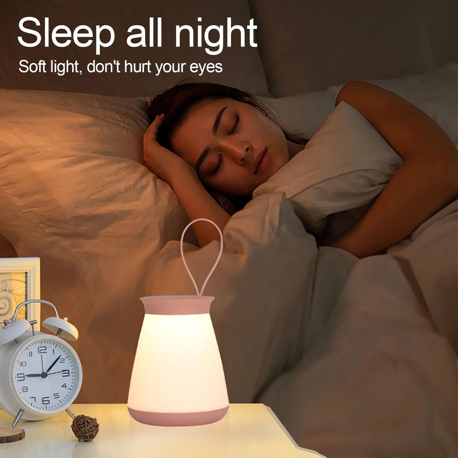 

Wireless Charging Led Small Night Light Remote Control Timing Usb Hand Lamp Bedroom Sleep Night Lighting Lamp Accessories