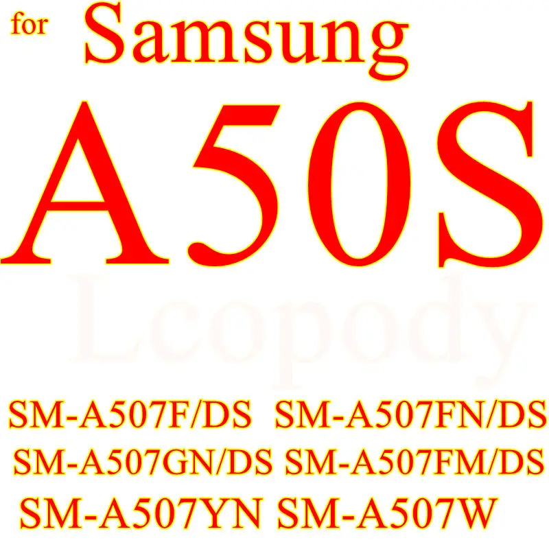 for samsung a50S Закаленное Стекло на samsung Galaxy A10 A20 A30 A40 A50 A60 Экран протектор для samsung A10S A20E A20S A30S A50S чехол Защитное стекло - Цвет: for samsung a50S