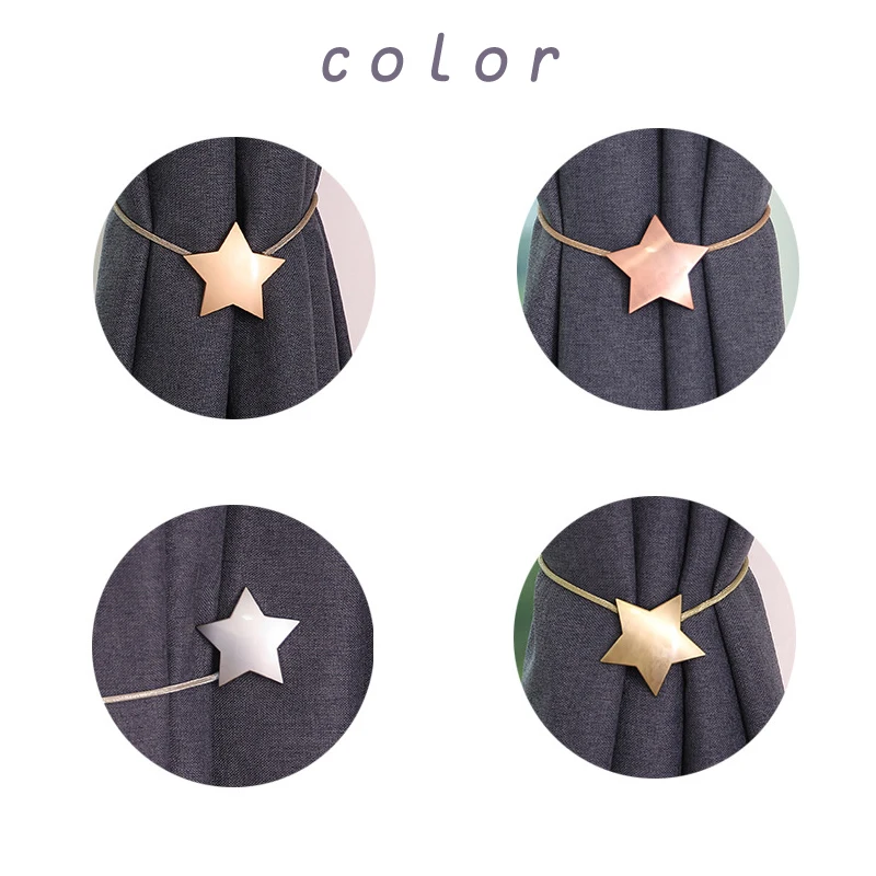 Luck Star магнитный держатель для задней панели с галстуком-бабочкой занавес со