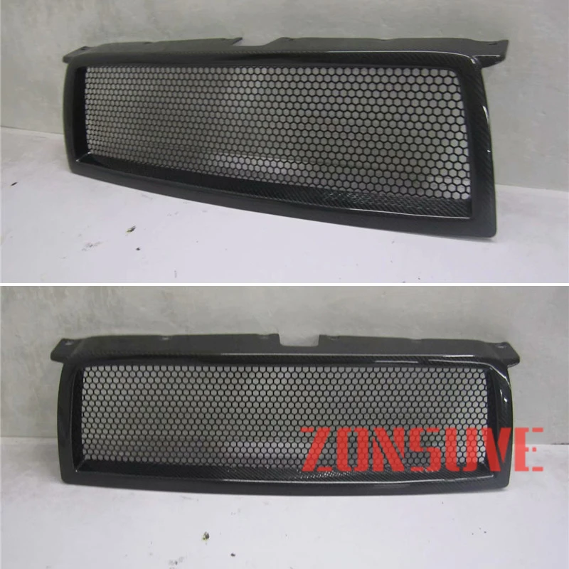 

Use For Subaru Forester 2006 2007 2008 Year Carbon Fibre Refitt Front Center Racing Grille Cover Accessorie Body Kit Zonsuve