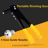portable riveting gun household hand tool rivet metal welding woodworking decoration repair tool blind rivet gun