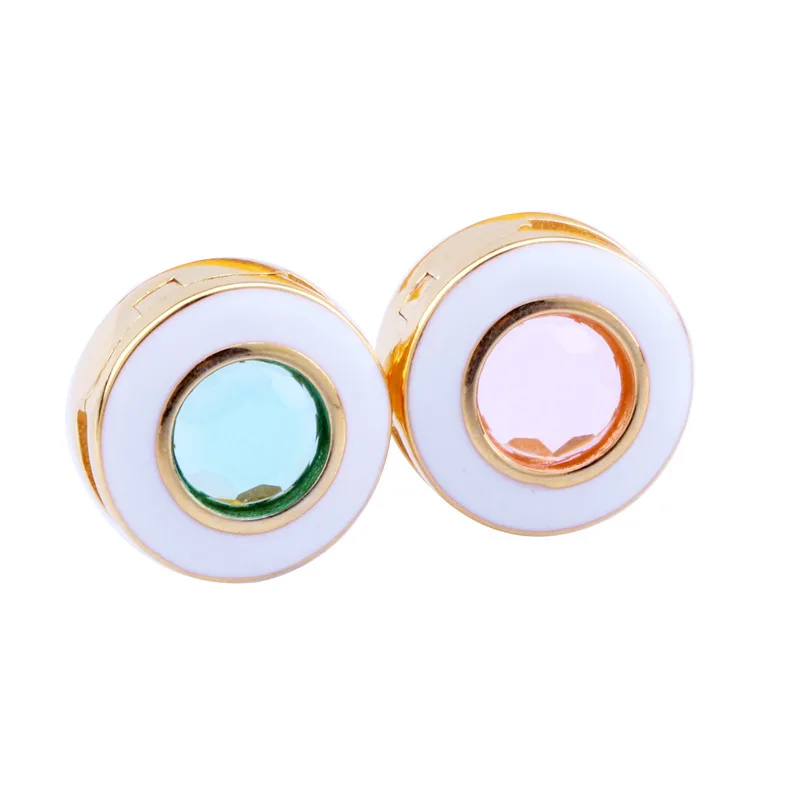 

Authentic 925sterling Silver Beads New Creative White Jade Enamel Opal Beads Fit Original Pandora Bracelet For Women Diy Jewelry