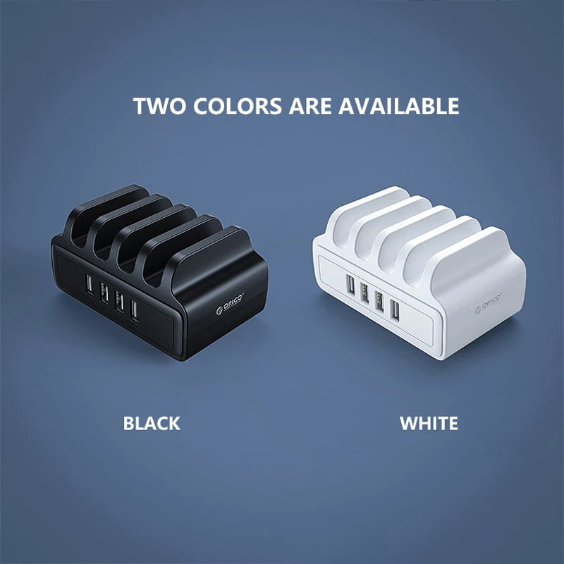 Зарядная док-станция ORICO на 4 USB-порта 12 Вт 5 В 2 А | Мобильные телефоны и аксессуары