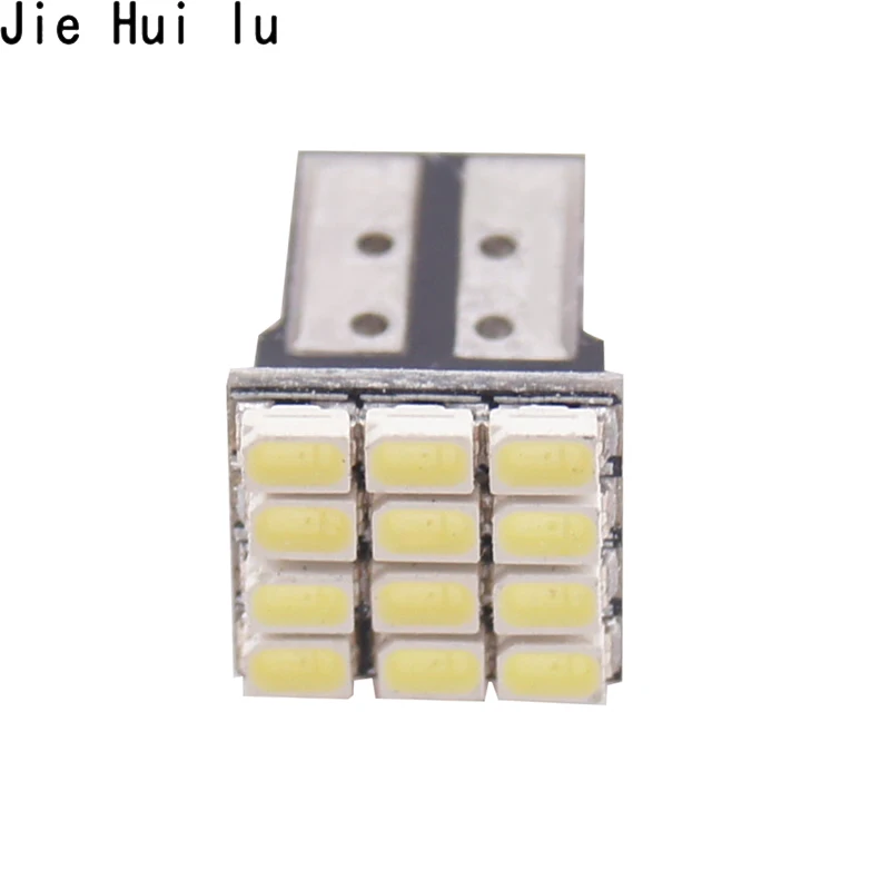 T10 194 W5W 12SMD 1206 автомобильный Белый светодиодный DC 12V Canbus без ошибок декодер внешние