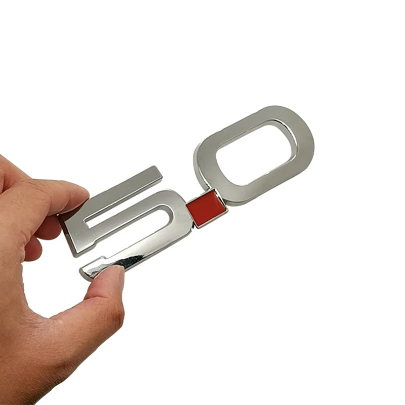 Автомобильная наклейка 5 0 эмблема значок на задний багажник металлическая для Ford