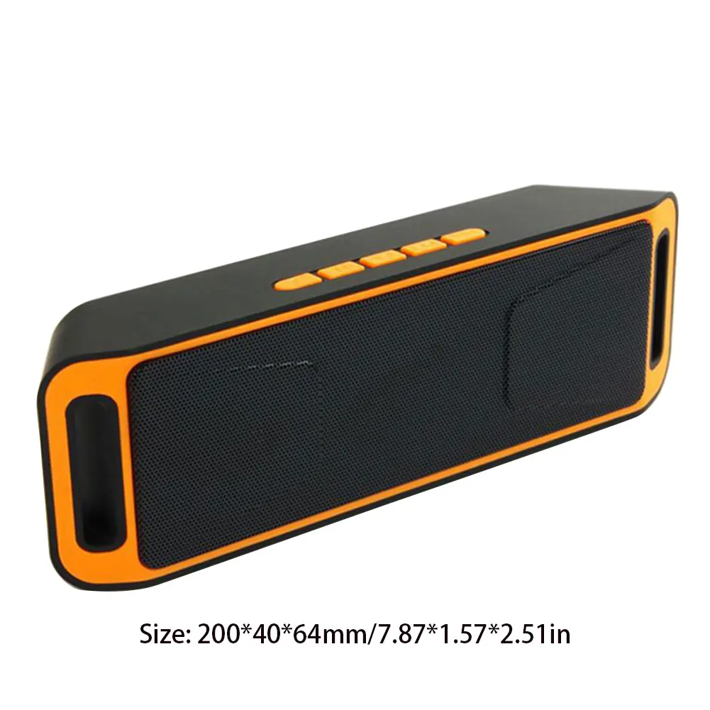 

Portable Bluetooth Speaker Dual Bass SC208 Radio TF USB Wireless Audio Amplifier Stereo Subwoofer Outdoor Bluetooth Sound Box
