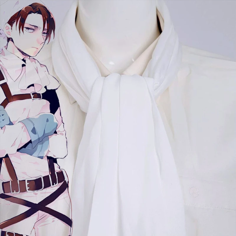 2 цвета атака на Титанов Микаса Леви Акерман шарф Косплей Костюм Shingeki no Kyojin