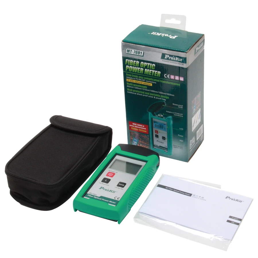 

Pro'sKit MT-7601-C High Precision Optical Power Meter Tester Fiber Power Meter