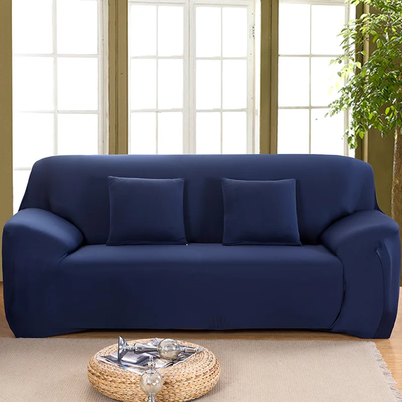 Однотонные узор slipcovers диван крышка покрывала для дивана стрейч в гостиной