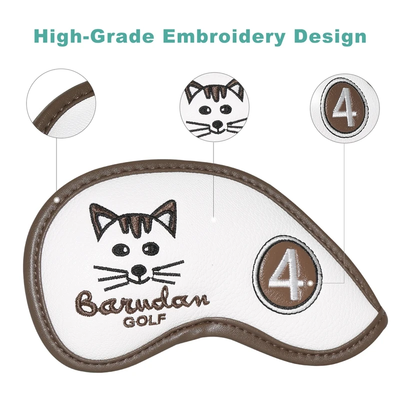 Клюшка для гольфа железная крышка головные уборы вырезанная кошка головка