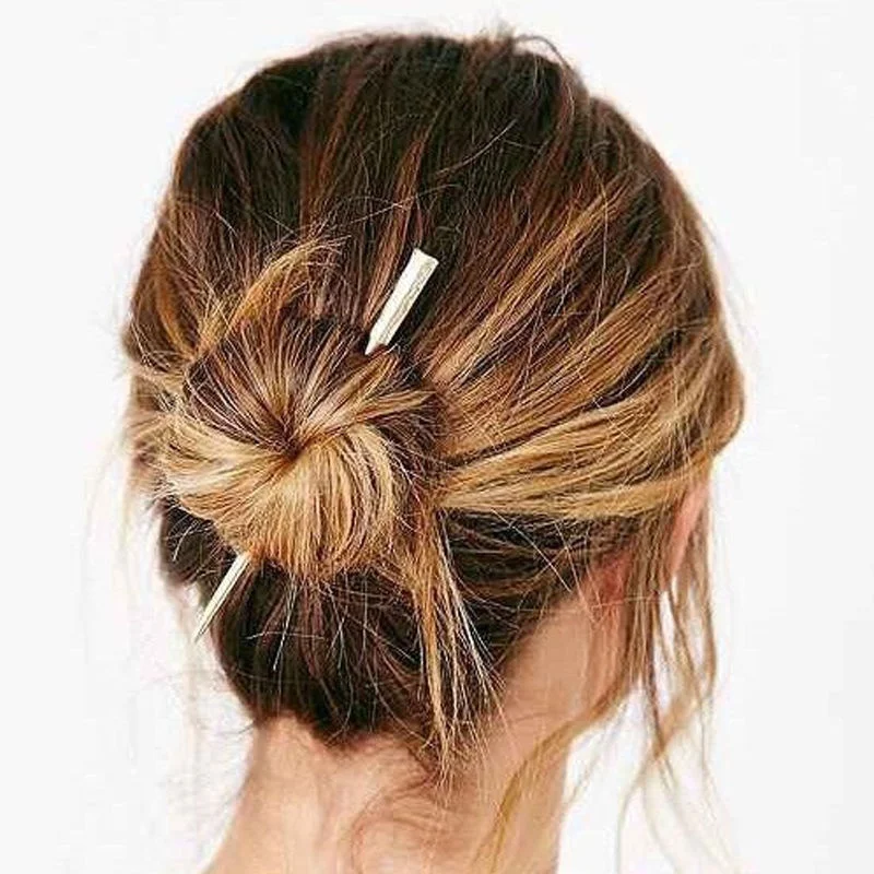 Женская заколка для волос ручной работы с палочками | Красота и здоровье