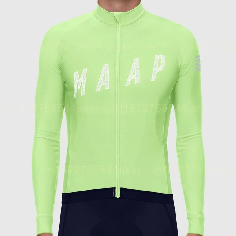 Осень Maap длинный рукав Велоспорт Джерси 2019 UCI Команда Гонки толстовка мужская