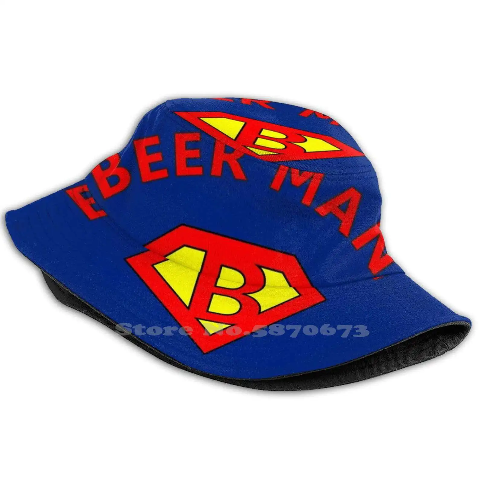 

Шляпа для рыбаков Beerman, Панама, кепки Beerman, карикатура, комиксы, юмор, суперлоготип человека из стали, супергерои, пивная Лорель