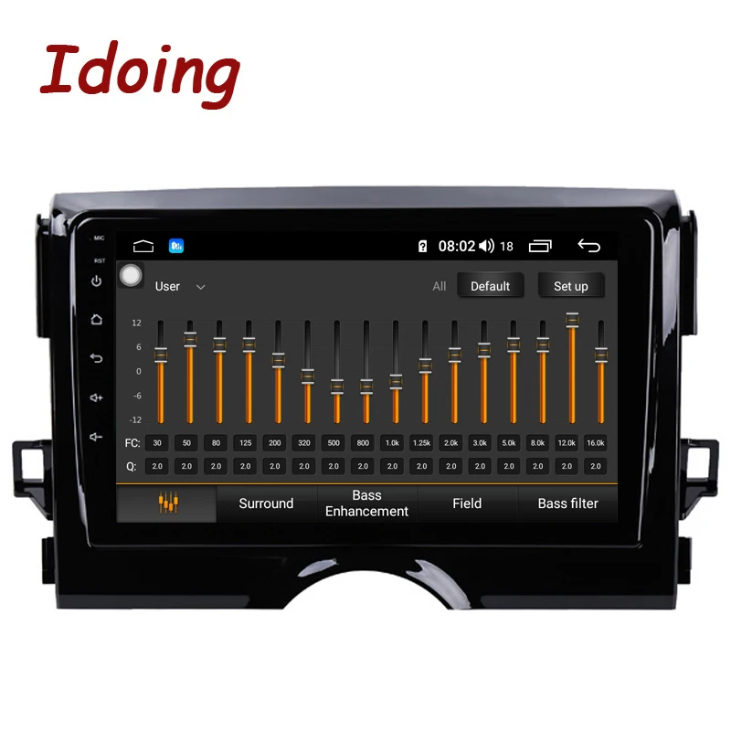 Idoing 9 &quot4G + 64G 2.5D ips Восьмиядерный автомобильный Радио Android 8 1 мультимедийный плеер