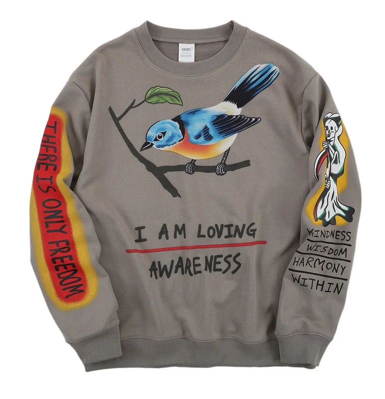 

2019 Kanye West Holy Spirit Printed Women Men Sweatshirts Hoodie Hiphop Streetwear Men Sweatshirts Pullover