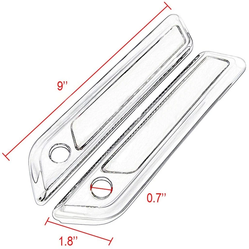 

Saddlebag Saddle Hard Bag Latch Cover Compatible for Touring Street Glide Road King Electra Glide 2014-2020