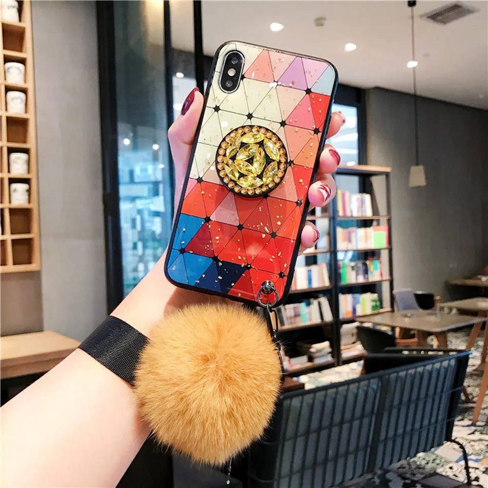 Искристый Блестящий бриллиантовый чехол Coque для samsung s8 s8Plus s9 Plus s7 s7edge s10 s10Lite s10Plus 5G