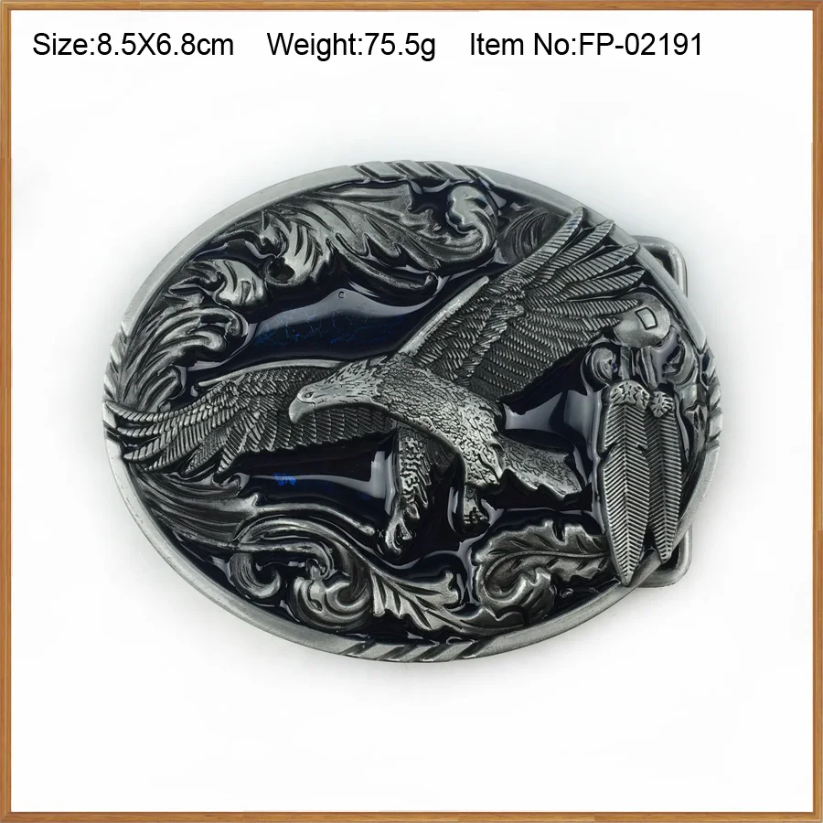 BuckleClub Оптовая Продажа цинковый сплав Ретро Западный Летающий орел Джинсы