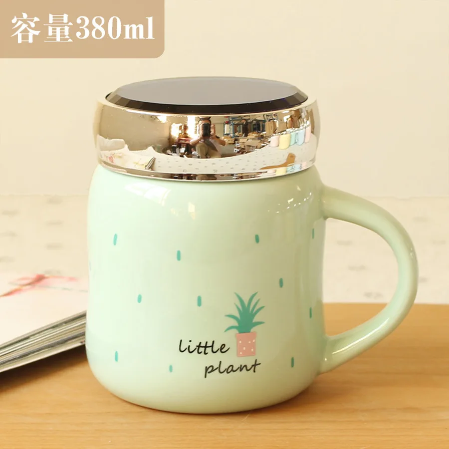 Индивидуальная чашка для напитков керамическая с крышкой рождественские кружки