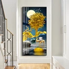 DIY 5D Алмазная вышивка золотой олень, круглая, квадратная Алмазная мозаика, алмазная живопись домашняя обстановка украшения алмазов картина