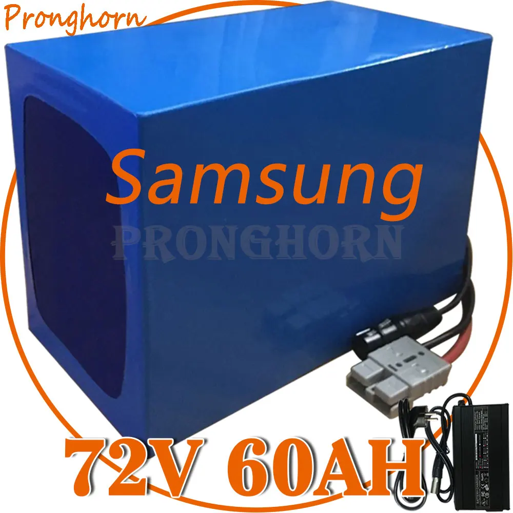 Литиевый аккумулятор для электроскутера Samsung 72 в 2000 Вт 3000 4000 20 А/ч 24 а/ч 26 30 35 40 45 50 60
