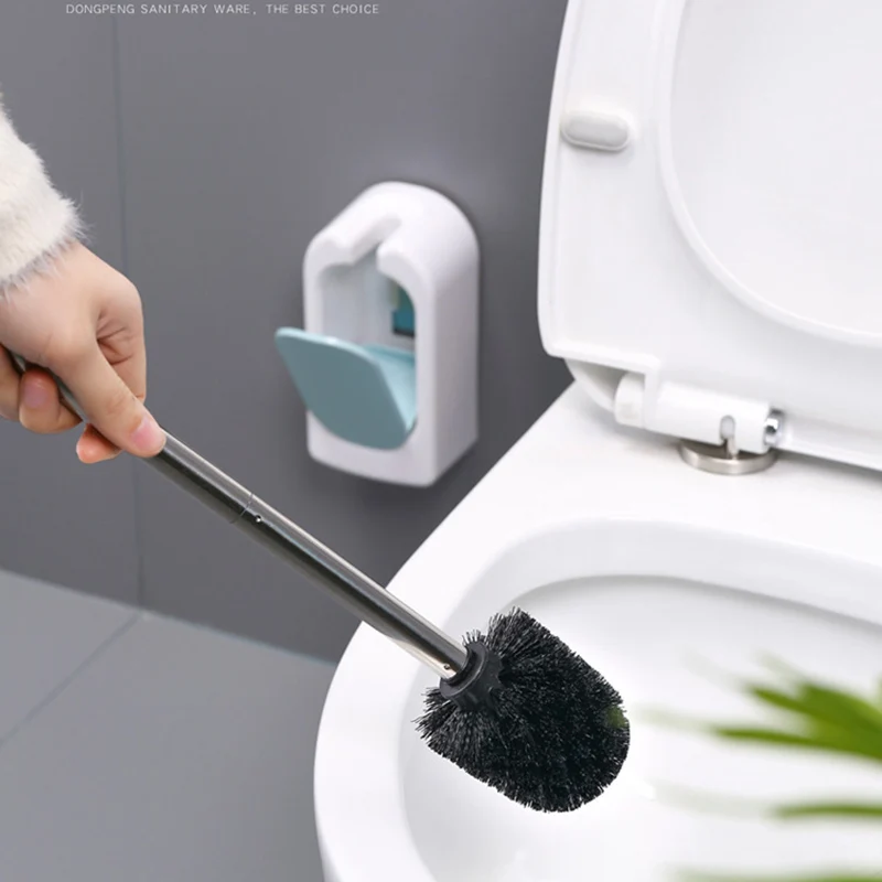 

Прочная Чистка туалета домашняя щетка для чистки инструмент настенная Чистящая Щетка с держателем RackFor туалет ванная комната аксессуары