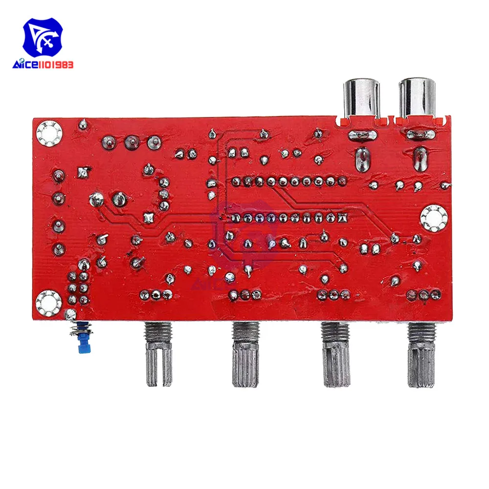 Diymore LM1036 роскошный HIFI усилитель предусилитель Регулятор громкости тональная плата 1000 мкФ/25 в Pro завершена и протестирована