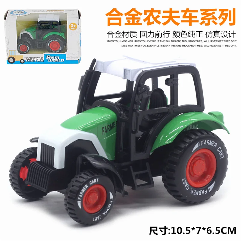 

1:55 Alloy Farmer Car Model Bowie Car Model Tractor Children Toy Car Classic Boy Likes Fine Workmanship Perfect Paint
