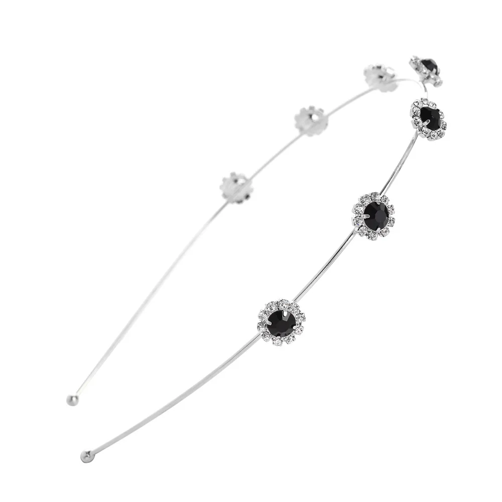 

New exquisite sunflower headband with zircon crystal