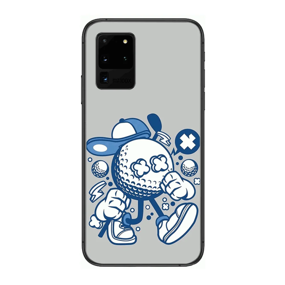

Fashionable and interesting creative soul frosted anti-fall mobile phone case Phone cover hull For SamSung Galaxy S 6 7 8 9 10