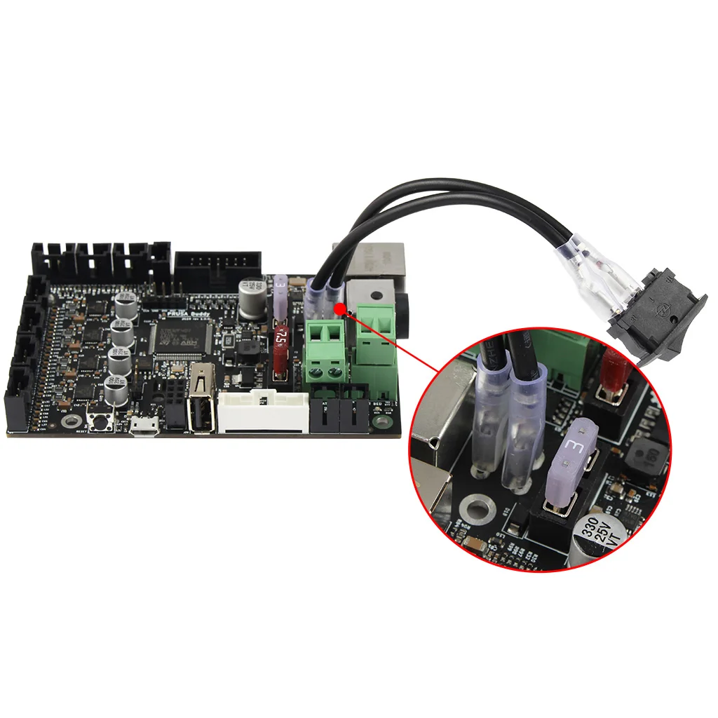 

High Quality Clone Prusa Buddy Control Board Integrated TMC2209 Driver + Mini LCD32 Screen For 3D Printer Parts Mainboard