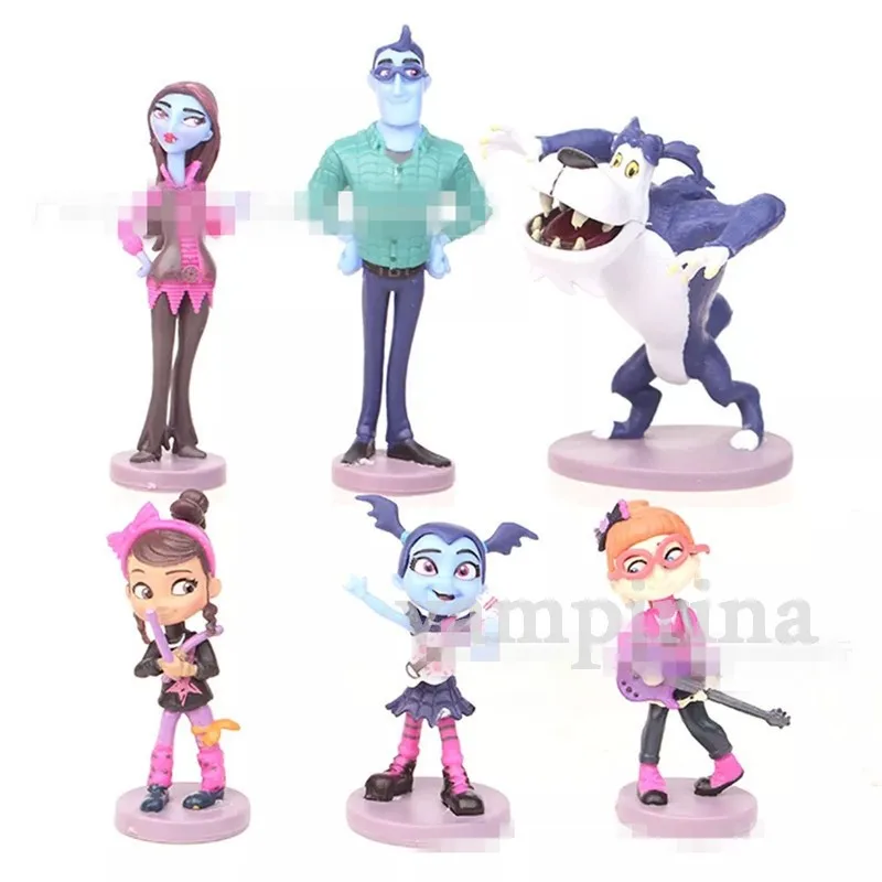 

Toys For Children Crazy Toys kids 6pcs vampirina Junior Plush Toys Reborn Doll The Vamp Girl Animals Toys for Kids Gifts