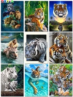 square 3d diamond painting animal tigers new diamond embroidery painting full dierlijke tijger diamond mosaic for family 6jh02