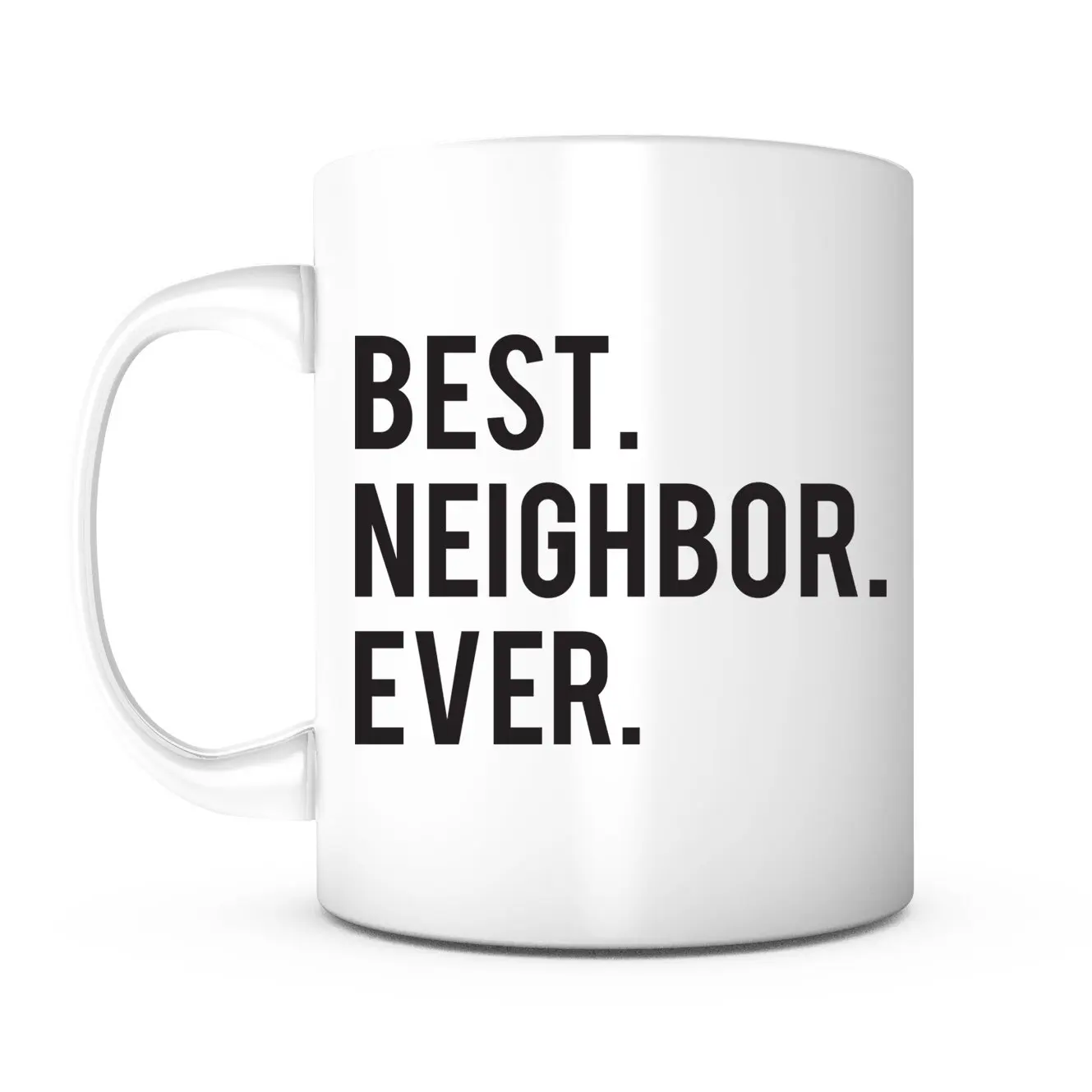 Gifts for Worlds Best and Greatest Neighbors in The Neighborhood Mug 11 oz Blue | Дом и сад