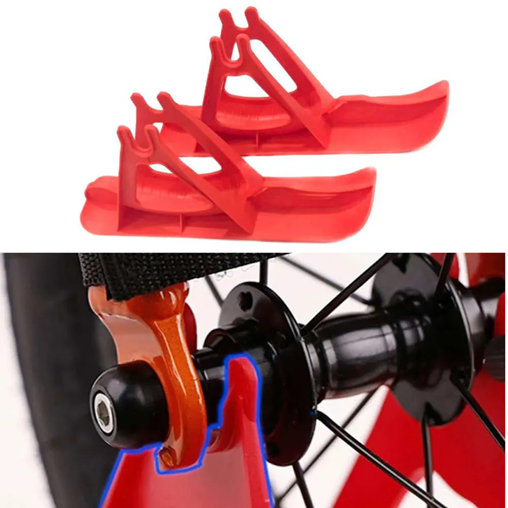 

New 12in Kids Balance Bike Snowboard Sled Children Scooter Wheel Parts Snow Skiing Ski Board Snow Ski Board Sled One Sided Skis