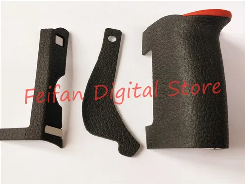set of 3pcs Для Nikon D750 резиновая крышка корпуса(ручка+ задний палец+ боковой FX) Запасная часть для ремонта - Цвет: set of 3pcs