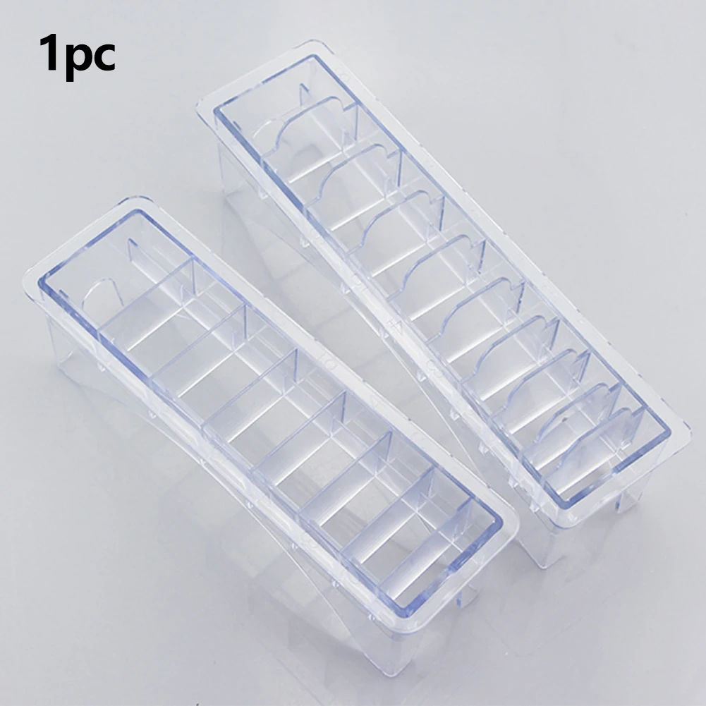 

Transparent Guide Universal Replacement Storage Hair Clipper Accessories Attachment Home Salon Barber Limit Comb Box Multi Grids