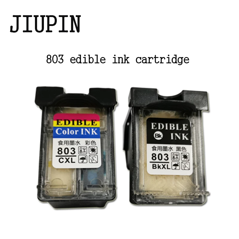 Cartridge For Refillable Edibel Ink Cartridge For Coffee Printer Food Printer For HP 803BK 803 Color