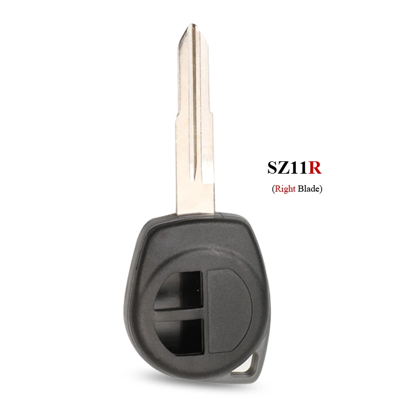 SZ11R No Pad Jingyuqin 2 кнопки дистанционного ключа чехол+ Кнопка Pad для Suzuki Grand Vitara Igins Alto SX4 Agila Fob оболочки HU133R TOY43 SZ11R лезвие - Цвет: SZ11R No Pad