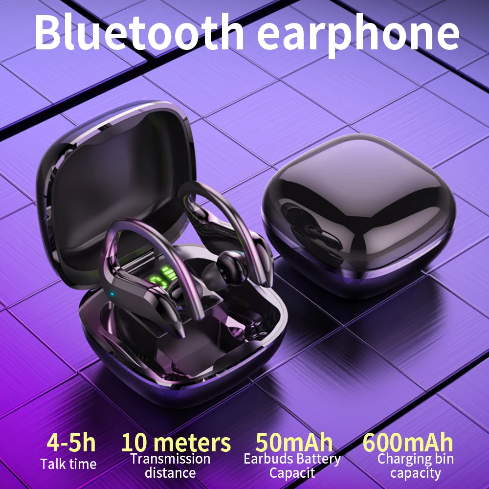 

Bluetooth-наушники TWS с шумоподавлением, водонепроницаемые, с микрофоном