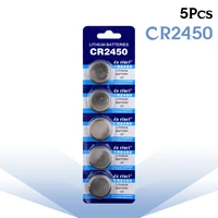 ycdc 5pcs 3v cr2450 lithium watch batteries dl2450 br2450 lm2450 5029lc kcr2450 single use coin cells button battery