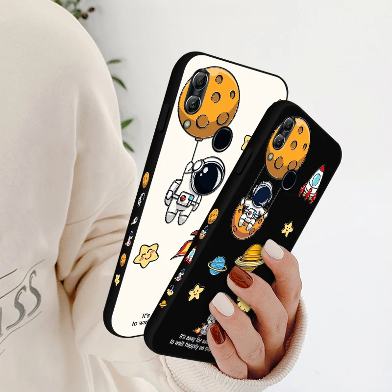 Роскошный силиконовый чехол с боковым принтом для Huawei P10 Plus держатель оболочка